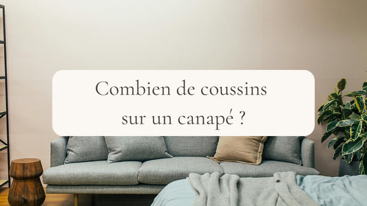 Combien de coussins sur un canapé ?
