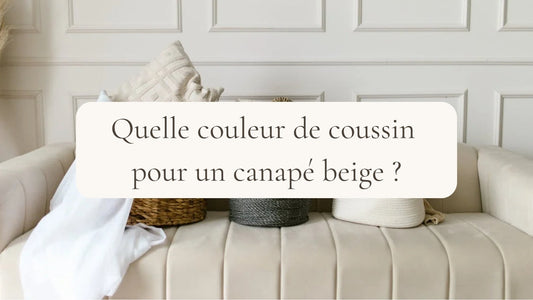 Quelle couleur de coussin pour un canapé beige ?