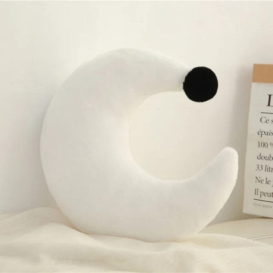 Coussin demi lune pour fauteuil Lune blanche 35x35cm
