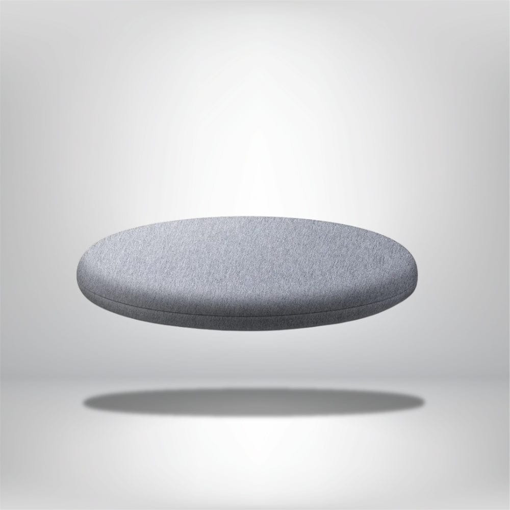 Coussin de chaise ergonomique Gris clair / Diamètre 35cm