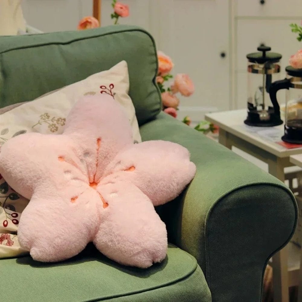 Coussin rose poudré 45cm