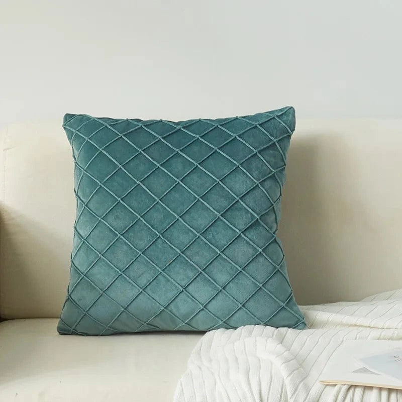 Housse de coussin 30x50 | Velours hollandais doux et design moderne pour un intérieur élégant Vert d'eau / 30x50cm