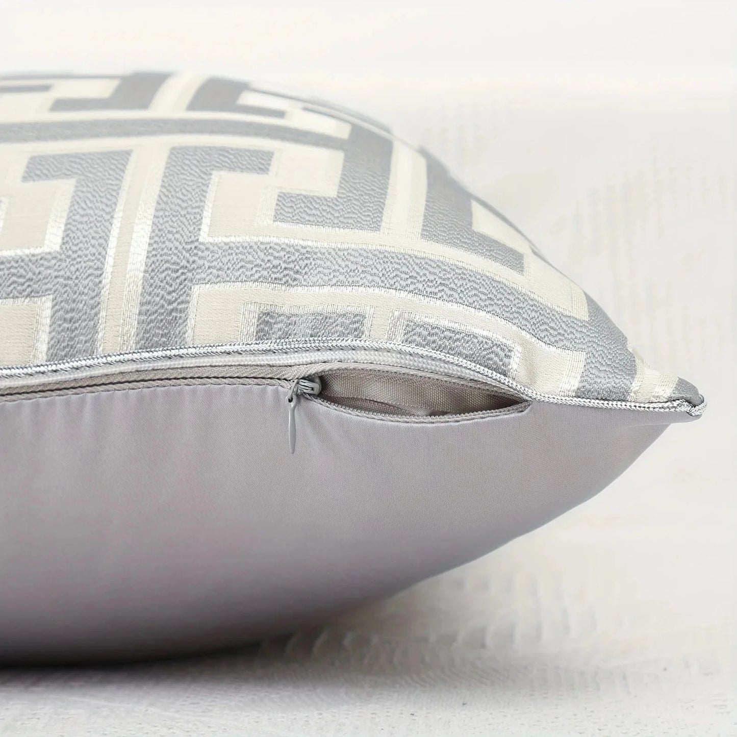 Housse de coussin luxe | Design géométrique moderne et raffiné