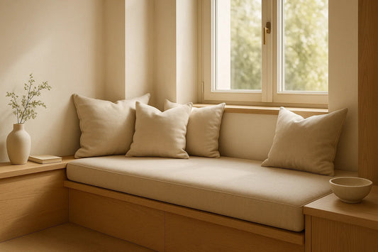 Guide complet du coussin de banquette : dimensions, mousse, épaisseur et entretien