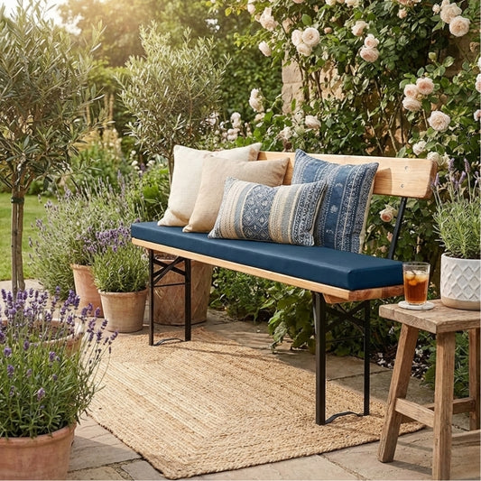Coussin pour banc extérieur imperméable