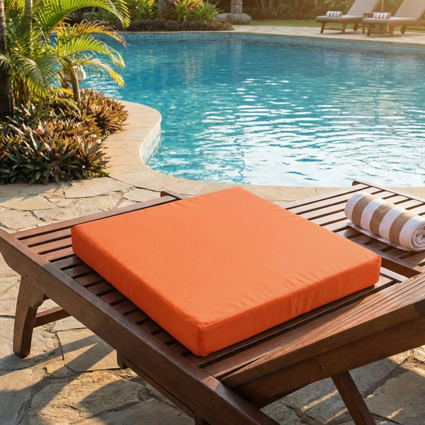 Coussin de banquette imperméable