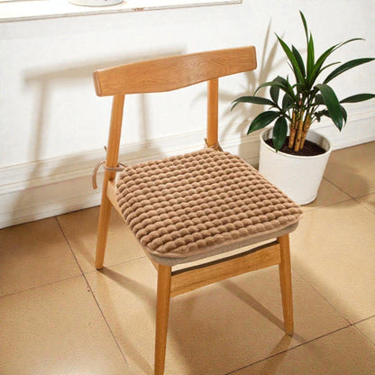 Coussin d'assise chaise marron