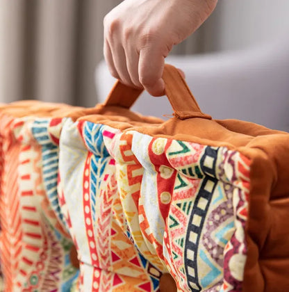 Coussin de méditation porté