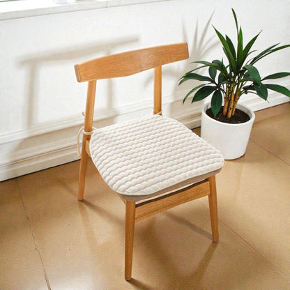 Coussin d'assise chaise blanc