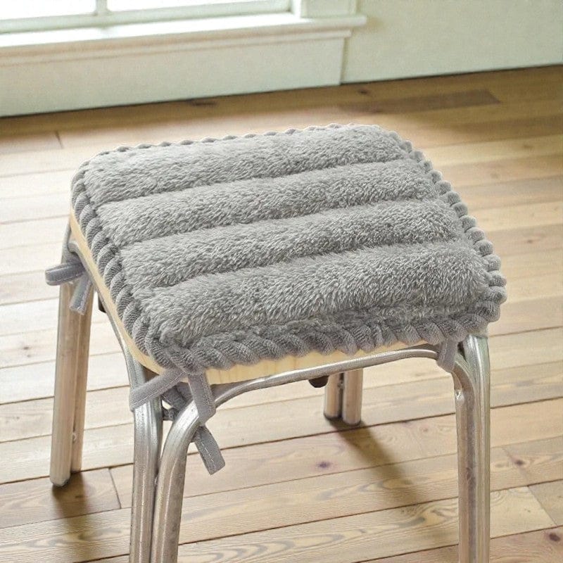 Coussin de siège doux gris