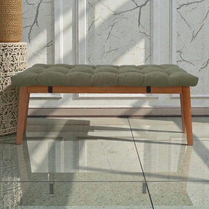 Coussin pour banquette moelleux vert