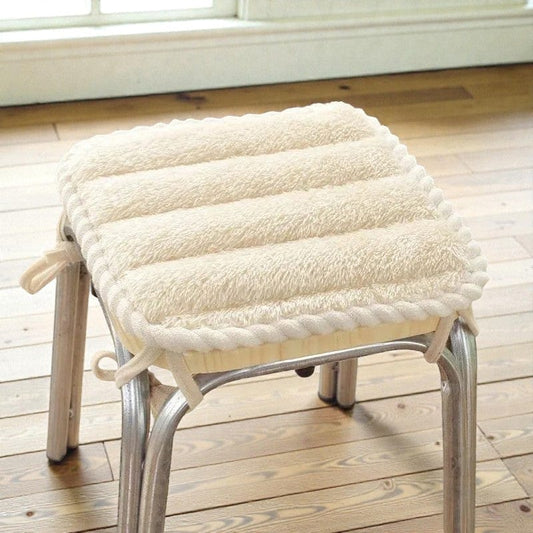 Coussin de siège doux blanc