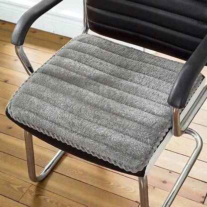 Coussin de siège doux gris clair