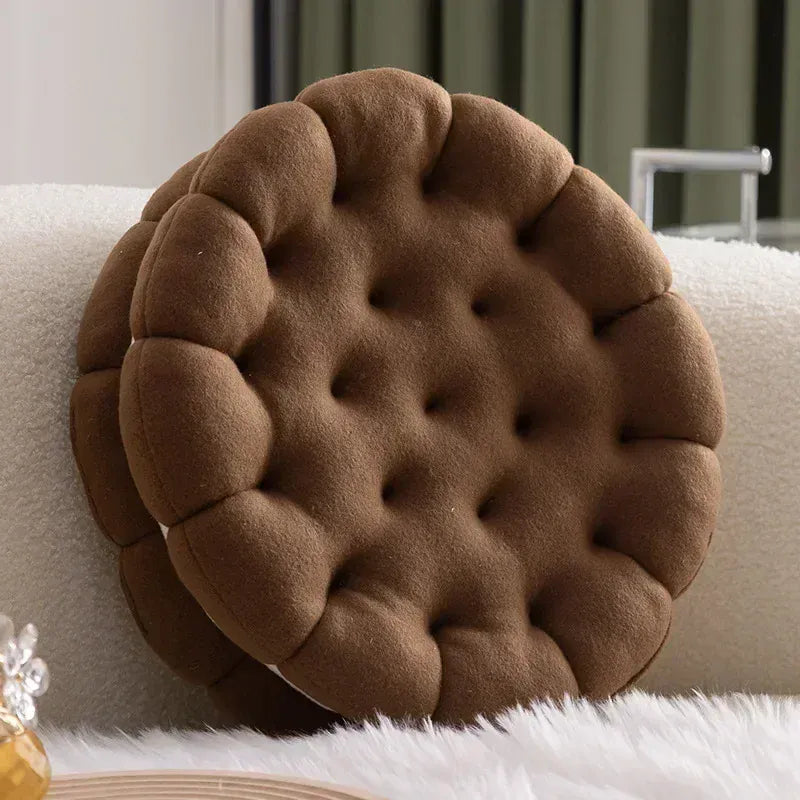 Coussin d'assise biscuit marron