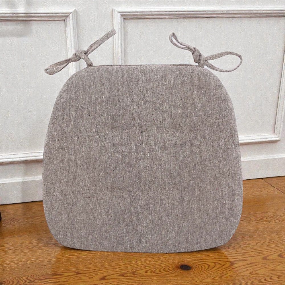 Coussin d'assise coloré gris