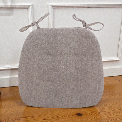 Coussin d'assise coloré gris