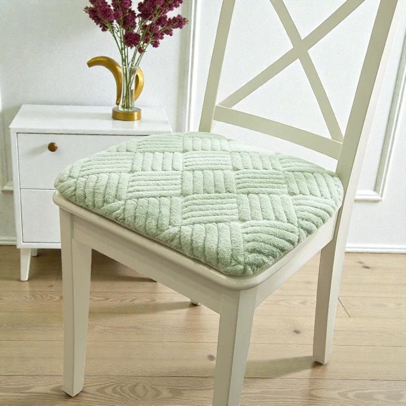Coussin de chaise coloré vert clair