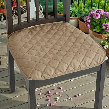 Coussin de chaise extérieur imperméable beige