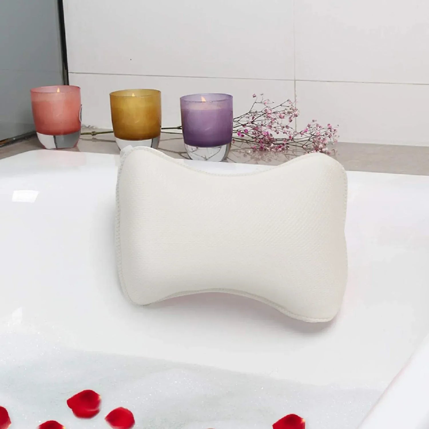 Coussin de bain blanc