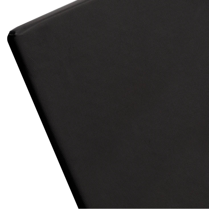 Coussin de banquette imperméable noir