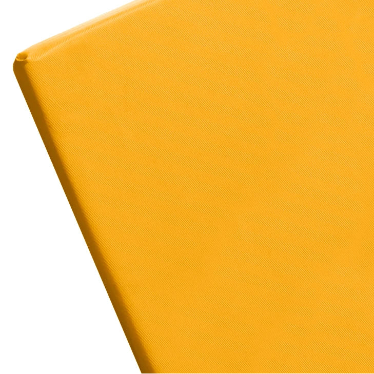 Coussin de banquette imperméable jaune
