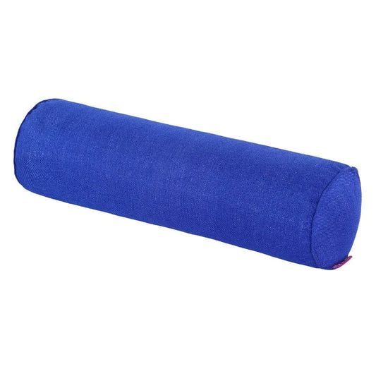 Housse coussin boudin long Bleu / 20X120 cm