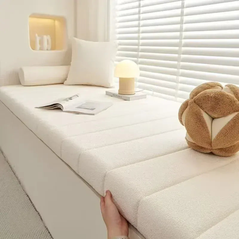 Coussin de banc imperméable blanc