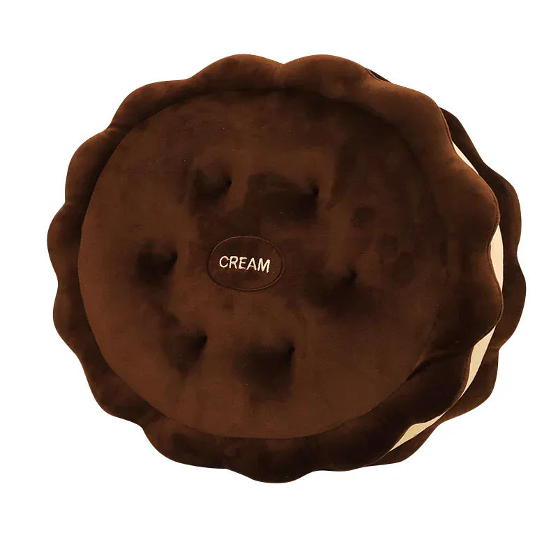 Coussin d'assise épais biscuit marron