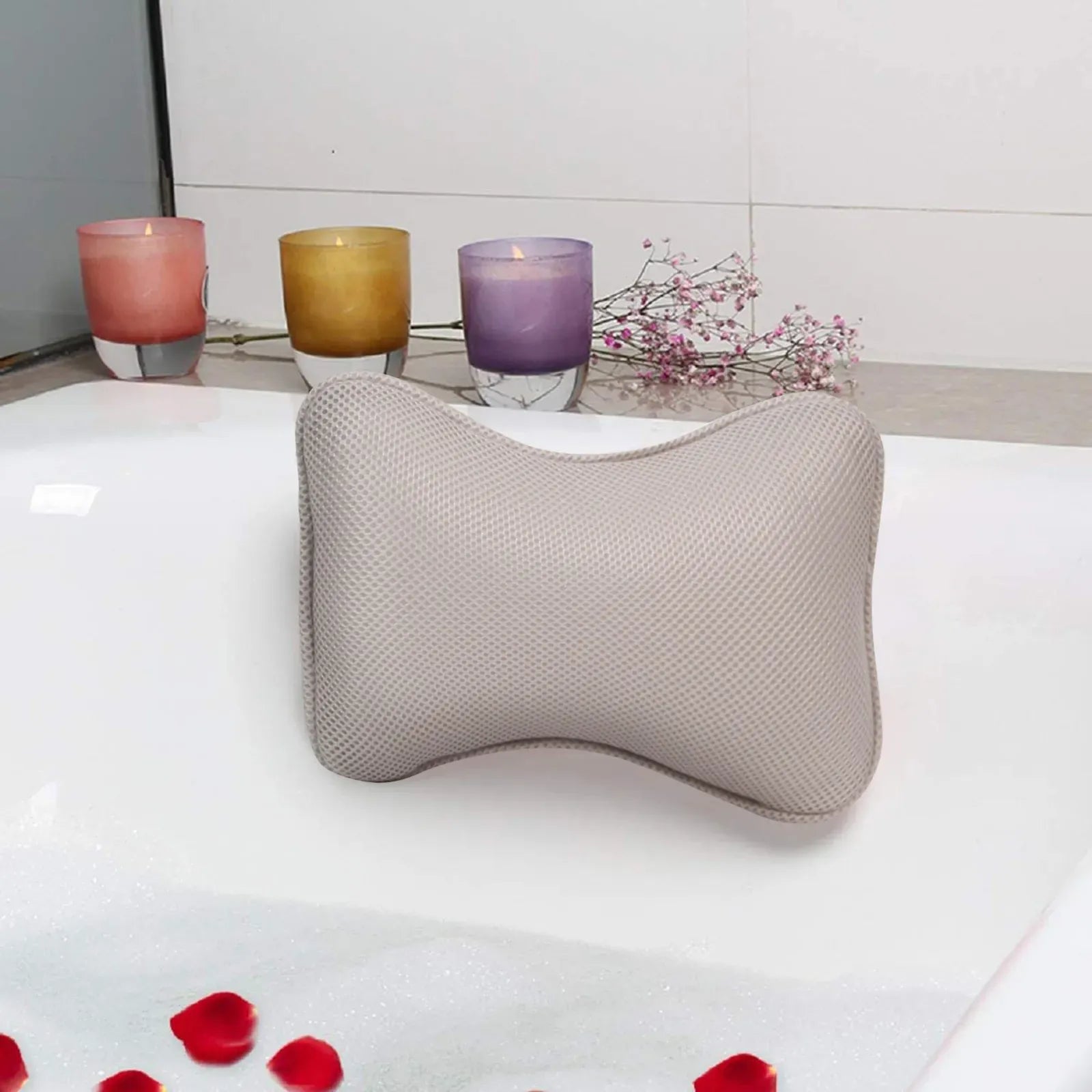 Coussin de bain beige