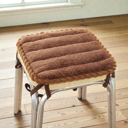 Coussin de siège doux marron