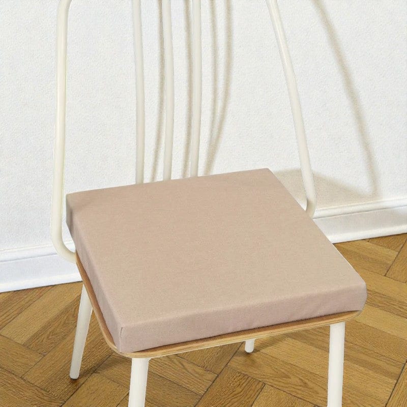 Coussin extérieur imperméable confort blanc cassé