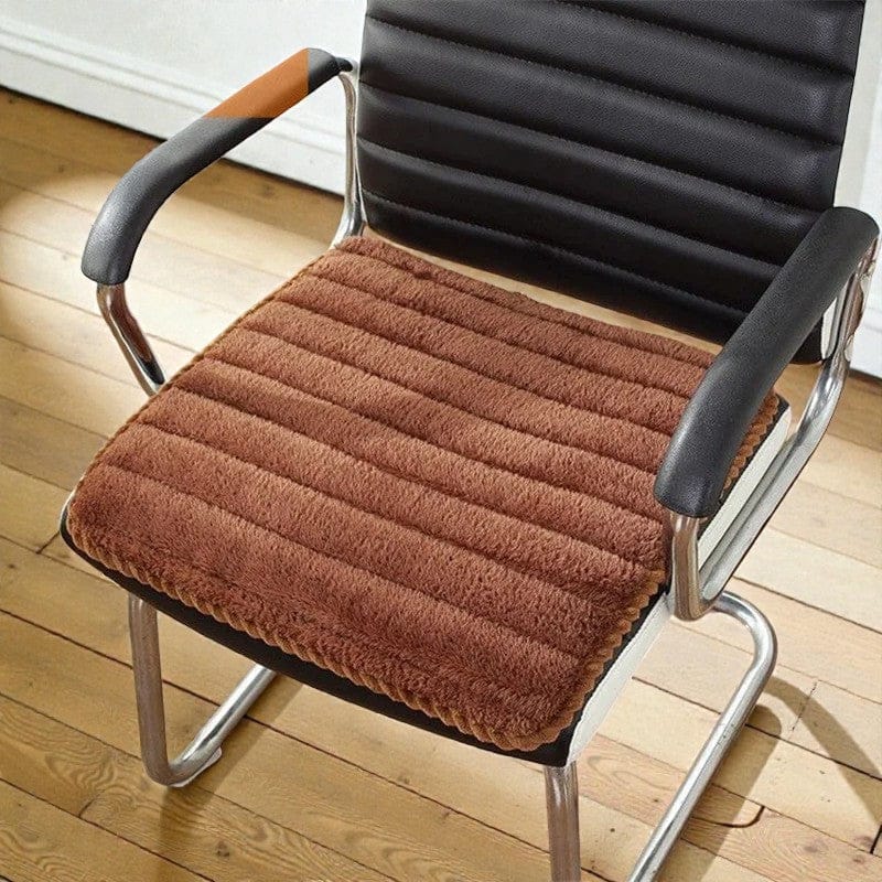 Coussin de siège doux terracota