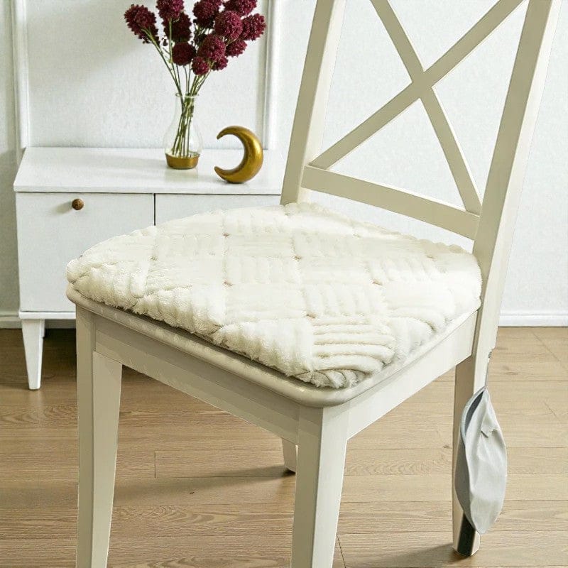 Coussin de chaise coloré blanc