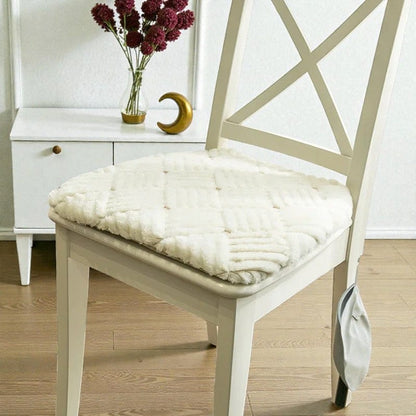 Coussin de chaise coloré blanc
