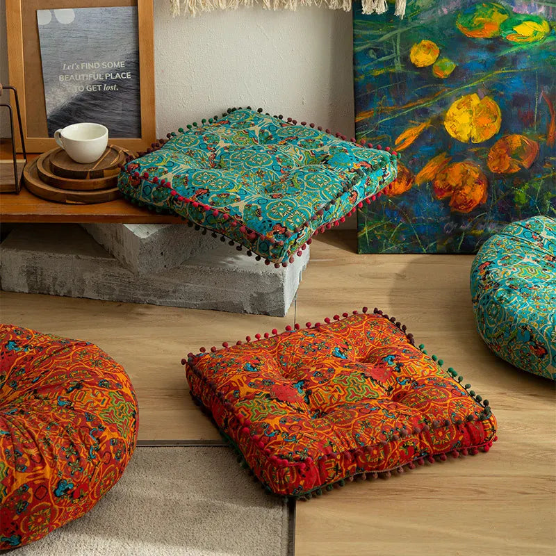 Coussin de chaise épais bohème ensemble