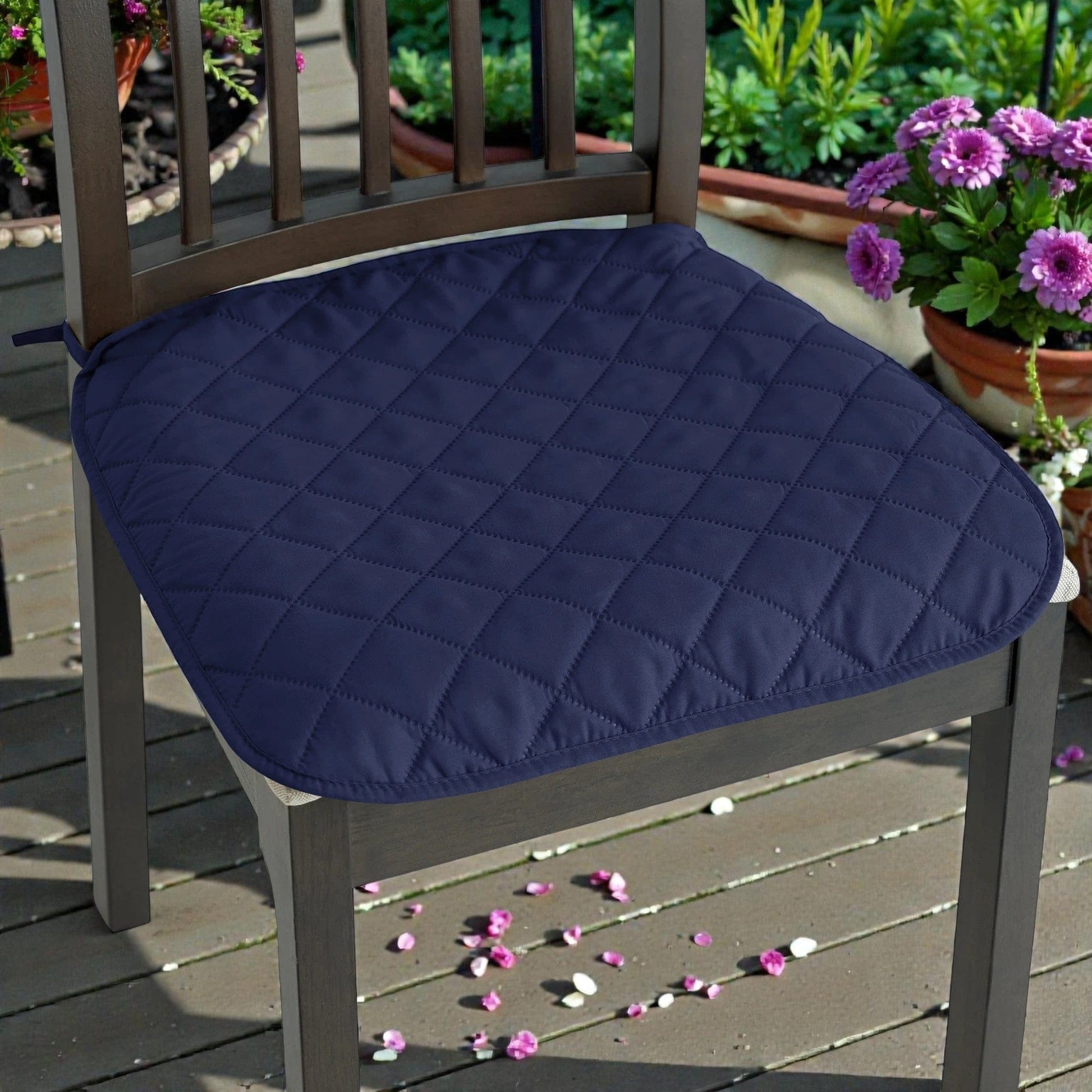 Coussin de chaise extérieur imperméable bleu roi