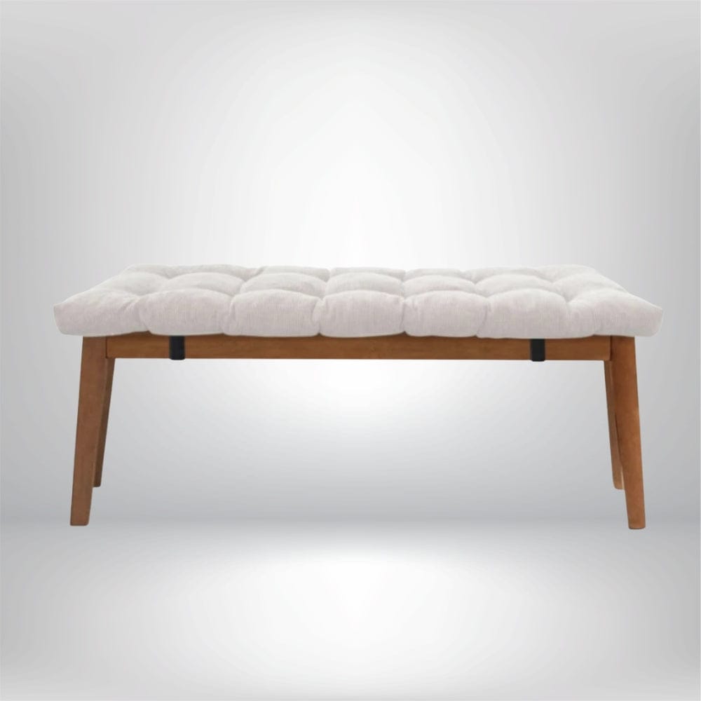 Coussin pour banquette moelleux blanc