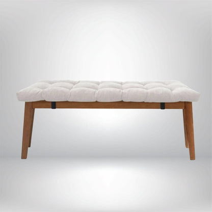 Coussin pour banquette moelleux blanc