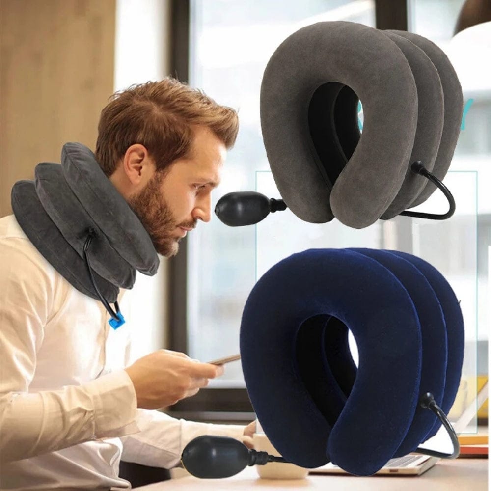 Coussin cervical gonflable