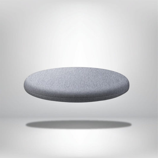 Coussin de chaise ergonomique Gris clair / Diamètre 35cm