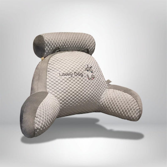 Coussin de lecture avec accoudoirs