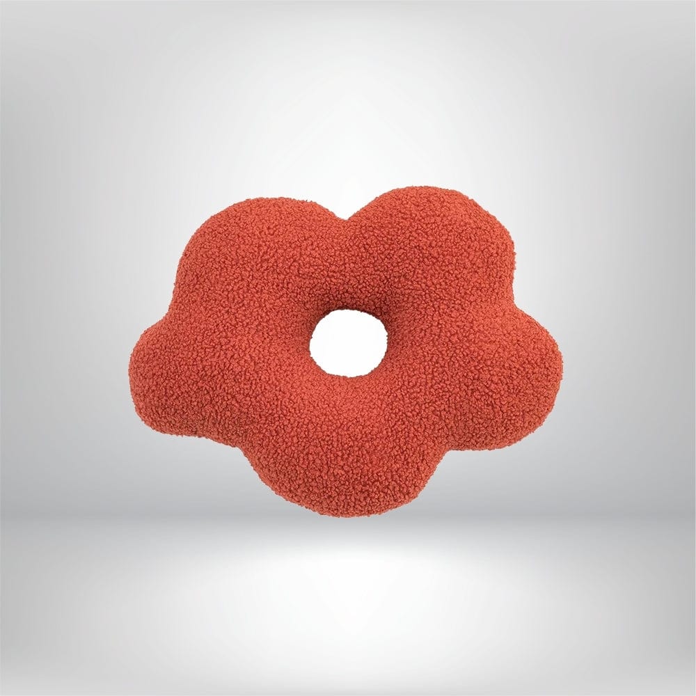 Coussin fleur Rouge