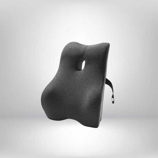 Coussin lombaire pour chaise Gris / 38x44x12 cm