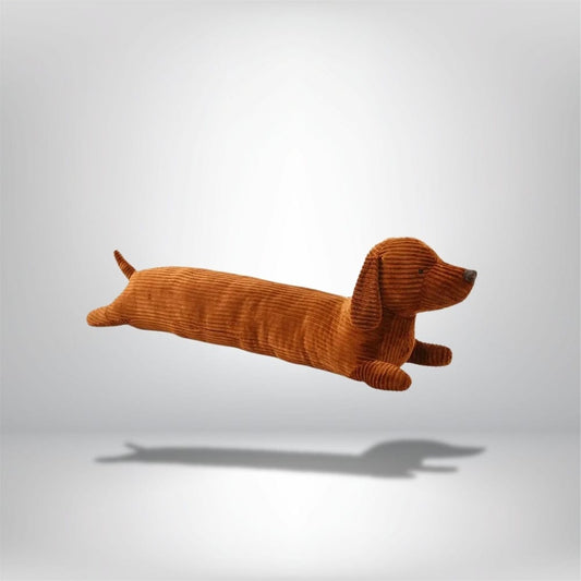 Coussin personnage chien Marron / 120 cm