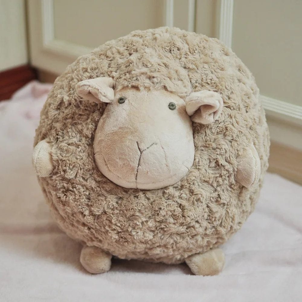 Coussin personnage mouton Marron