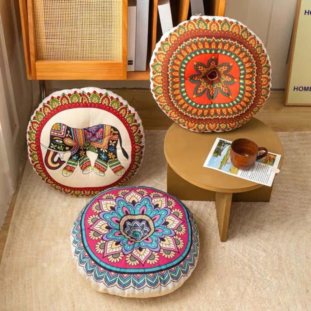 Coussin pouf de sol