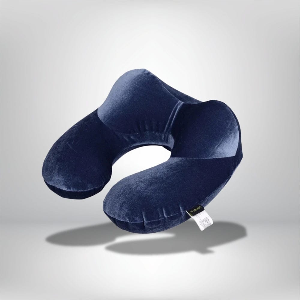 Coussin pour avion 31x31x14cm / Bleu marine