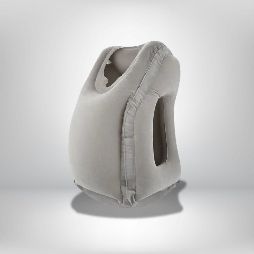 Coussin pour avion gonflable Gris