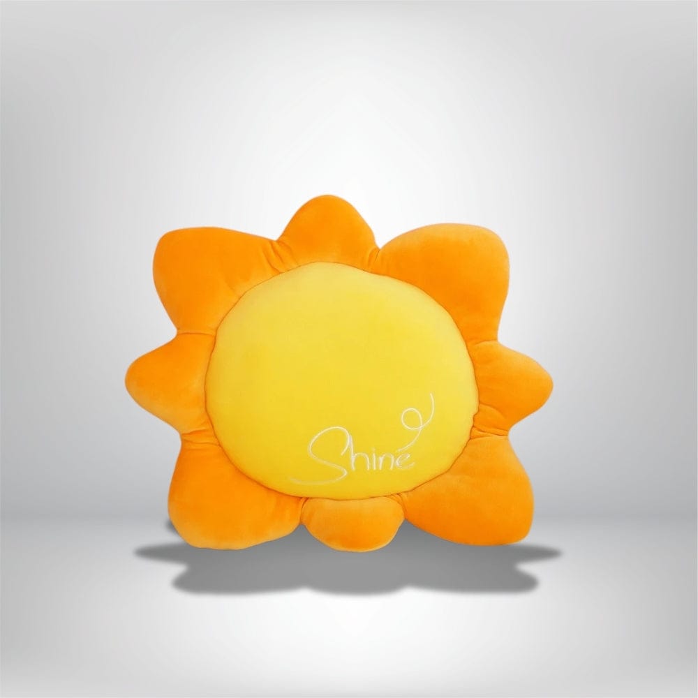 Coussin soleil Jaune et orange