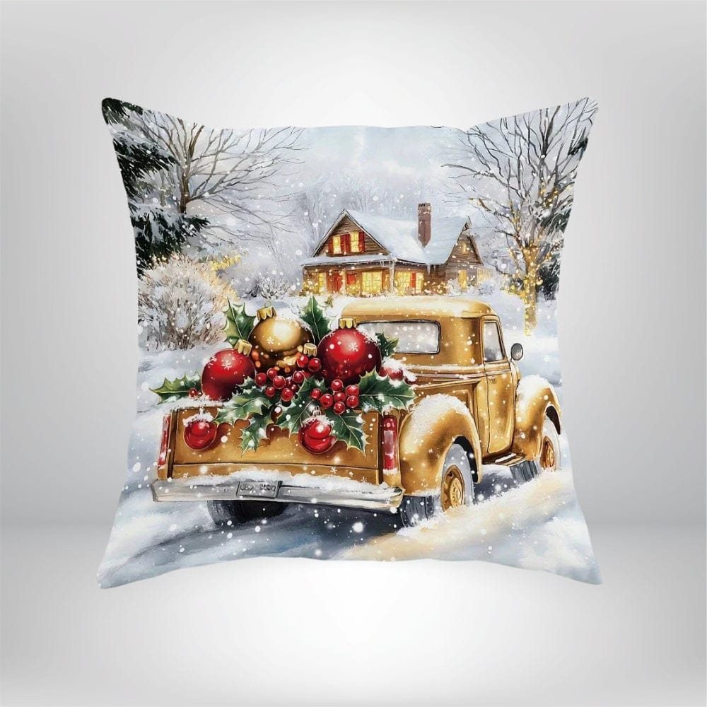 Housse Coussin Noël Festive
